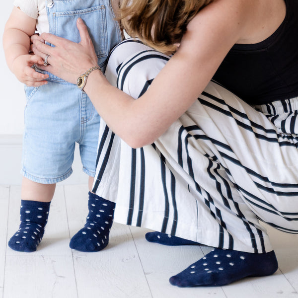 Classic Mini + Me Parent & Child Matching Sock Gift Set | Kinsley