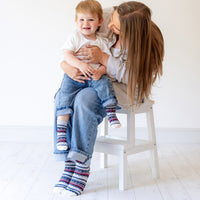 Classic Mini + Me Matching Sock Gift Set in Chrissy - The Perfect Gift