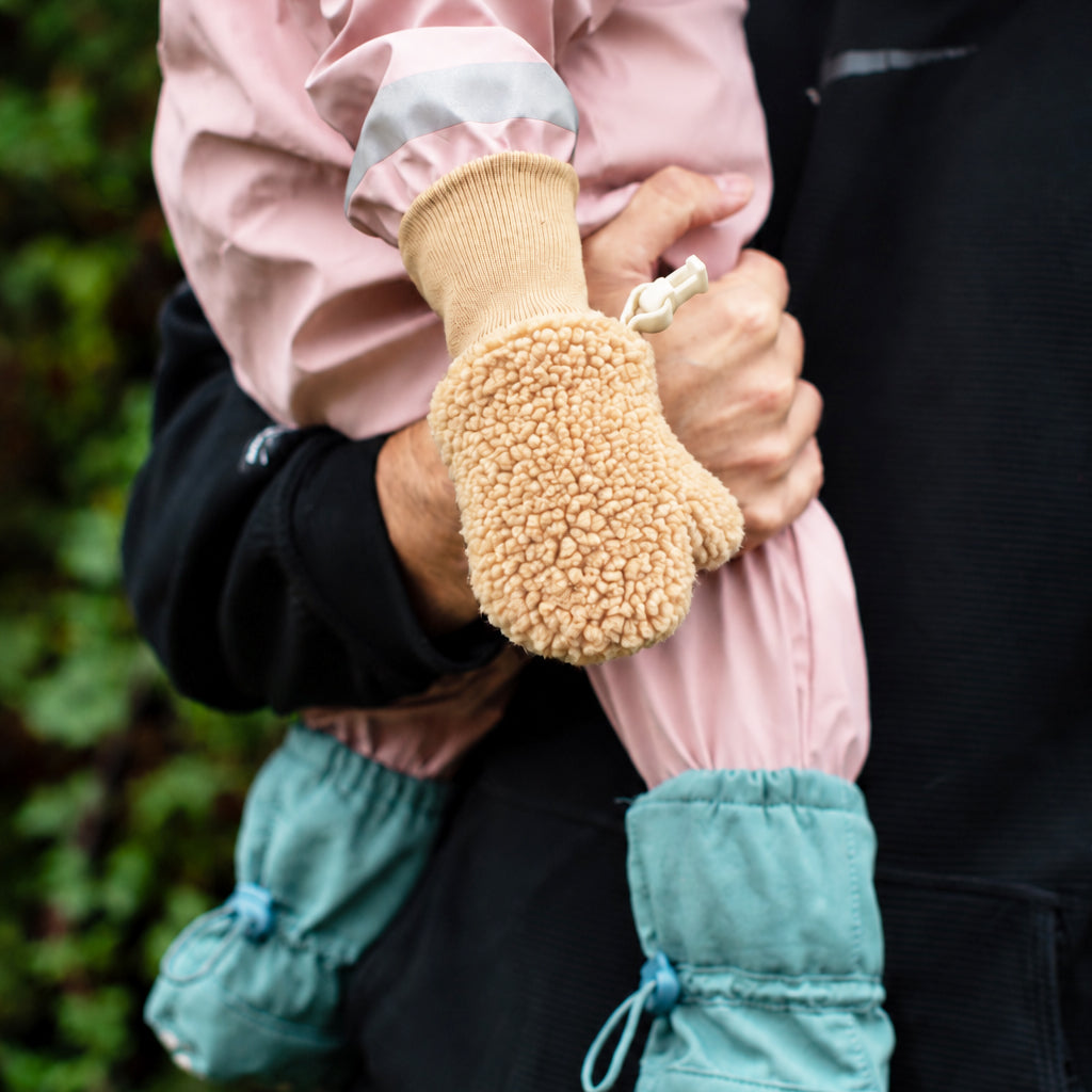 Cosy Borg Stay-on Baby & Toddler Mittens | Drift