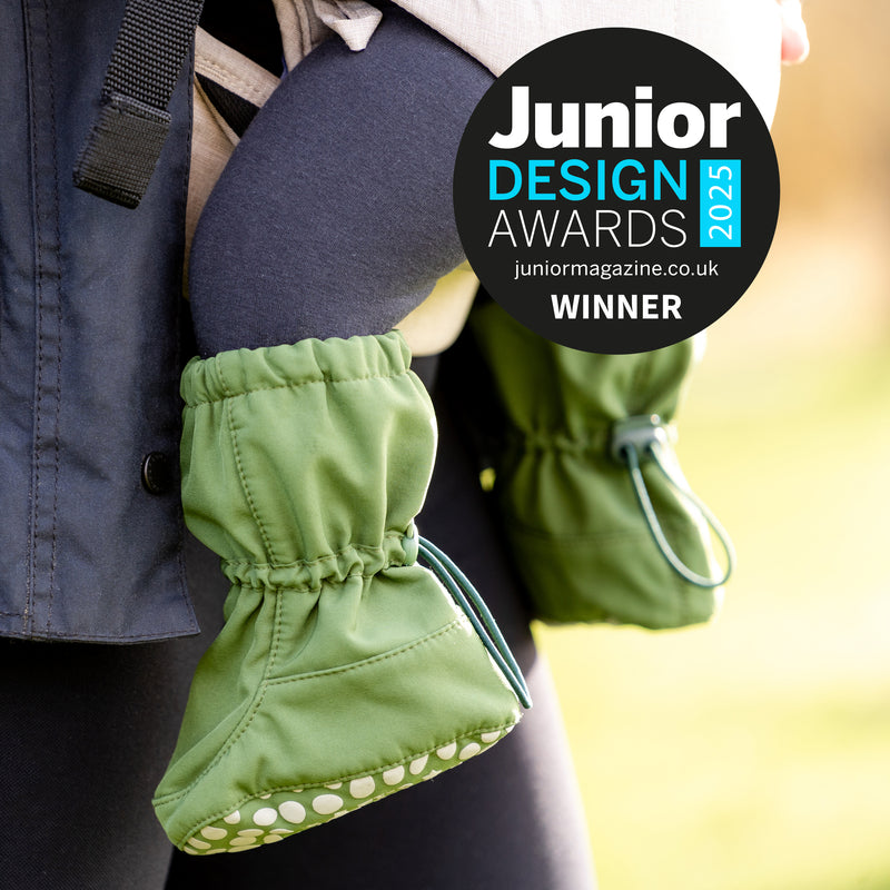 2 Pack of All Weather Stay-on Booties - Showerproof & Windproof