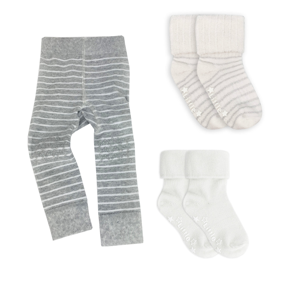 Leggings & Socks Super Set - Grey