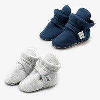 2 Pack of Stay-on, Non-Slip Booties - Pram or Baby Carrier Shoes