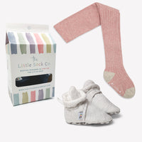 Bundle of Grey Stay-on, Non-Slip Booties & Cosy Non-slip Tights