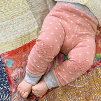 Newborn Stay-on Bootie Bundle - Booties + Leggings + Stay-on Socks - Pink