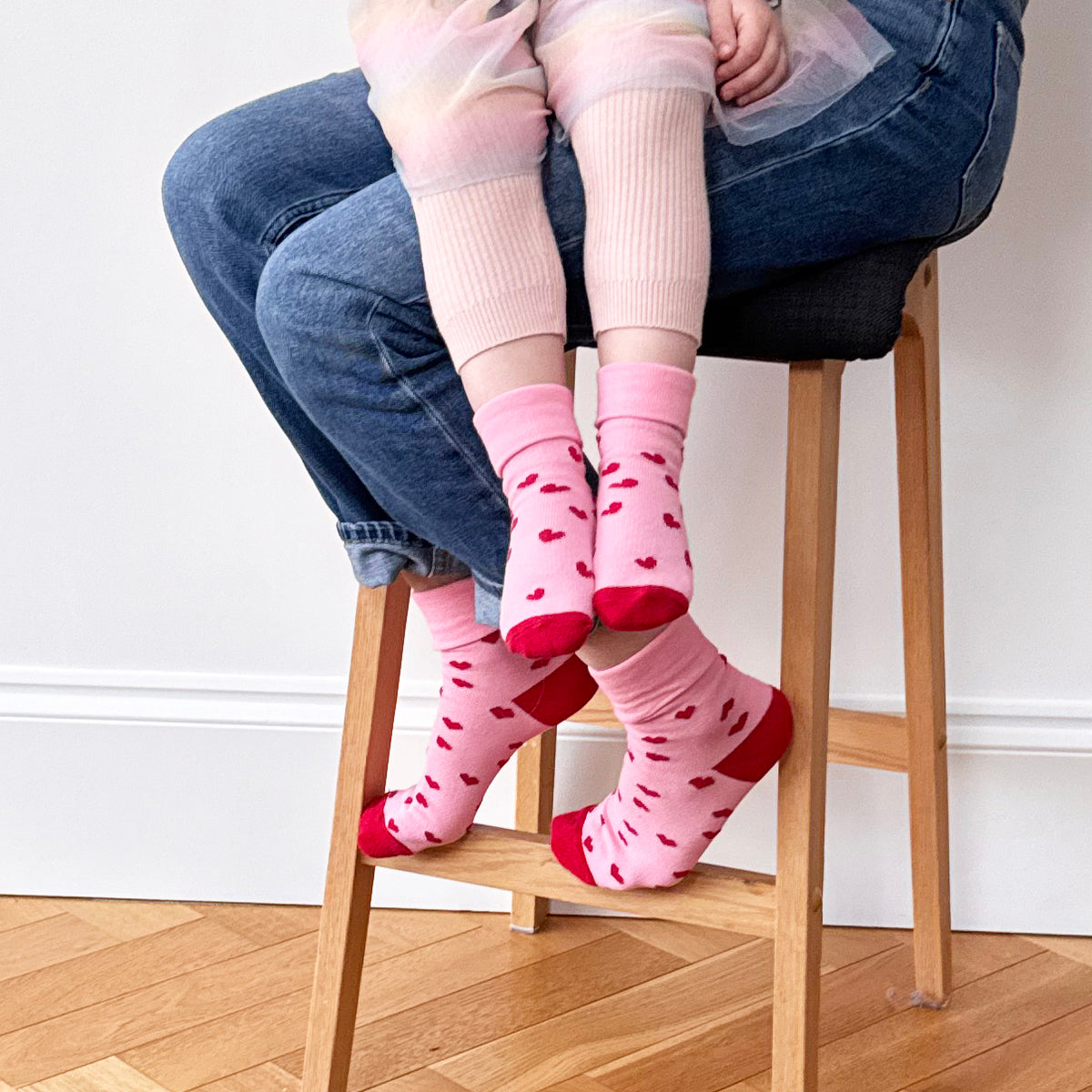 Baby & Child's Mini Me Matching Socks in Amore