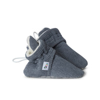Flint Stay-on, Non-Slip Booties in Corduroy - Perfect pram Slipper and Baby Carrier boot