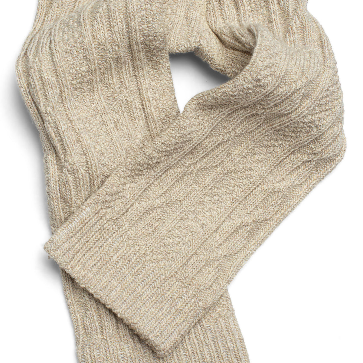 Warm Soft Cable Knit Baby and Toddler Leggings - Oatmeal