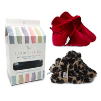 2 Pack of Stay-on, Non-Slip Booties - Mix 'n' Match Colours