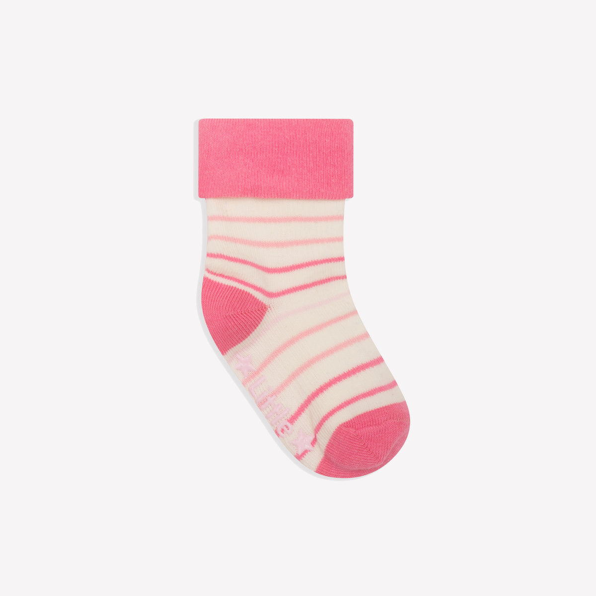 Non-Slip Stay on Baby and Toddler Socks - Lucy Stripe