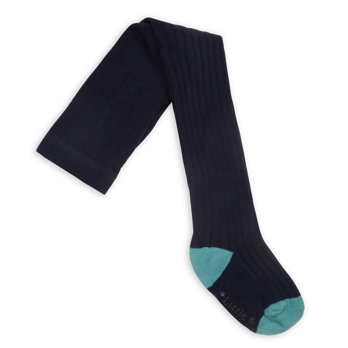 Non-Slip Ribbed Baby & Toddler Tights | Navy