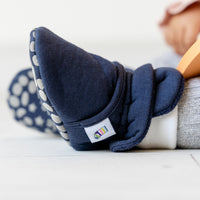 Christmas Bundle of Navy Stay-on, Non-Slip Booties & Arctica Non-slip Stay-on Socks