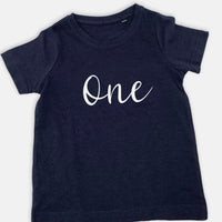 Milestone ONE T-shirt - The Perfect Birthday outfit for a ONE year old