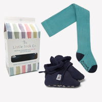 Bundle of Navy Stay-on, Non-Slip Booties & Cosy Non-slip Tights