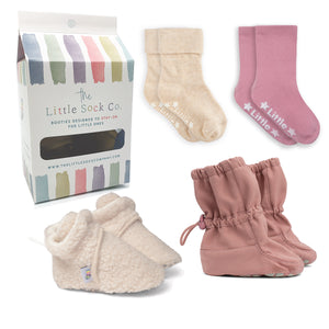 Baby Pram Walk Bundle | Stay-On Booties & Socks