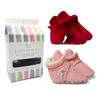2 Pack of Stay-on, Non-Slip Booties - Mix 'n' Match Colours