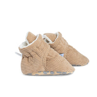 Corduroy Stay-On Baby & Toddler Booties | Caramel