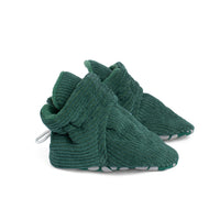 Corduroy Stay-On Baby & Toddler Booties | Fir