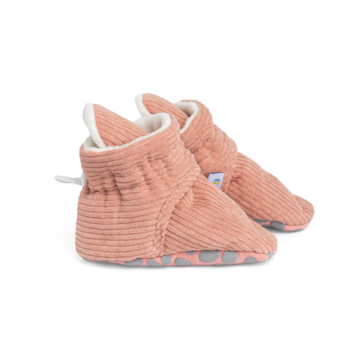 Corduroy Stay-On Baby & Toddler Booties | Rosewood