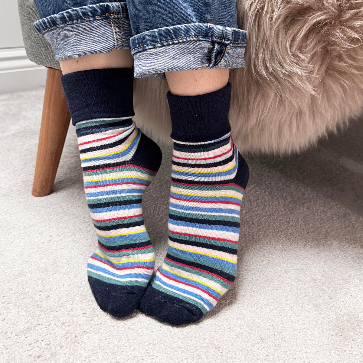 Mathing Socks Adults Mini Me Matching Socks in Taylor โ The Little Sock Company