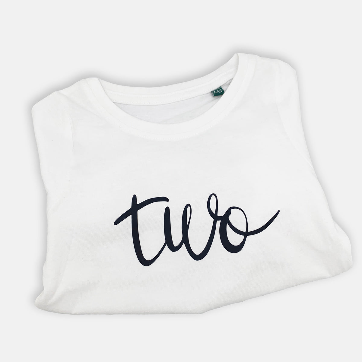 Milestone TWO T-shirt - The Perfect Birthday outfit for a TWO year old