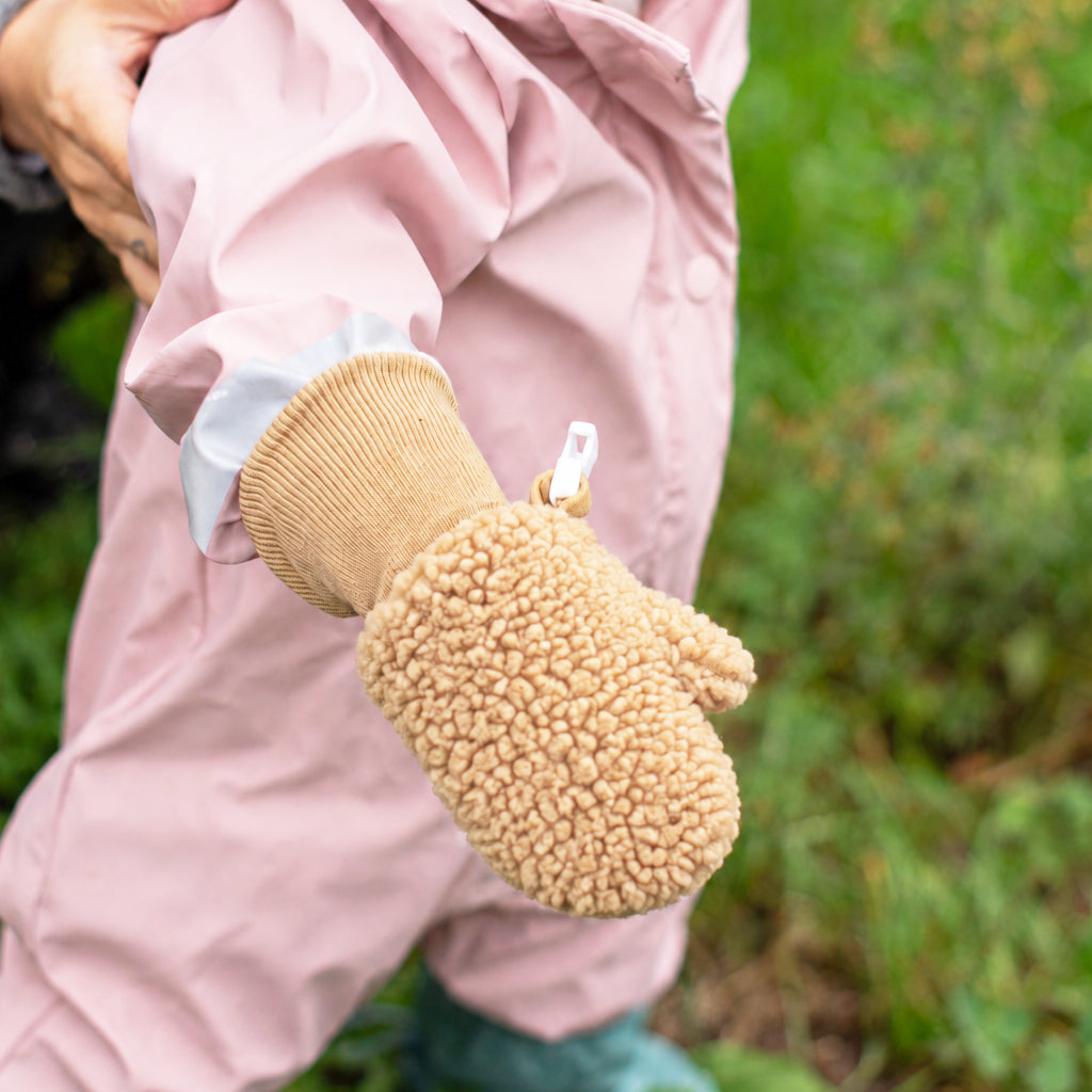 Cosy Borg Stay-on Baby & Toddler Mittens | Drift