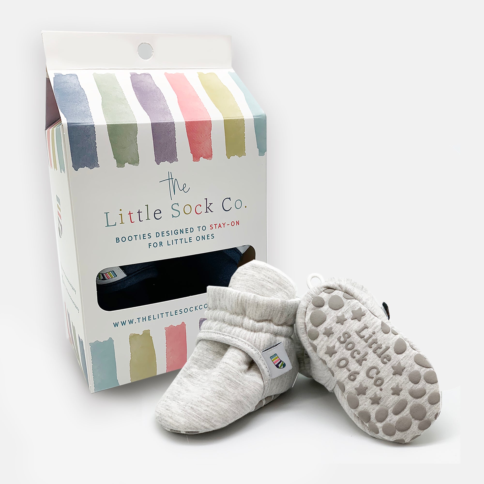 Infant booties 2025 that stay on