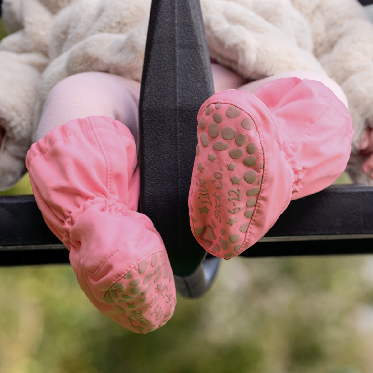 All Weather Stay-on Booties - Showerproof & Windproof in Aurora