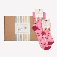 Amore ♥️ Matching Adult and Child Family Socks Gift Set  - The Perfect Gift for Valentines or Mother's Day