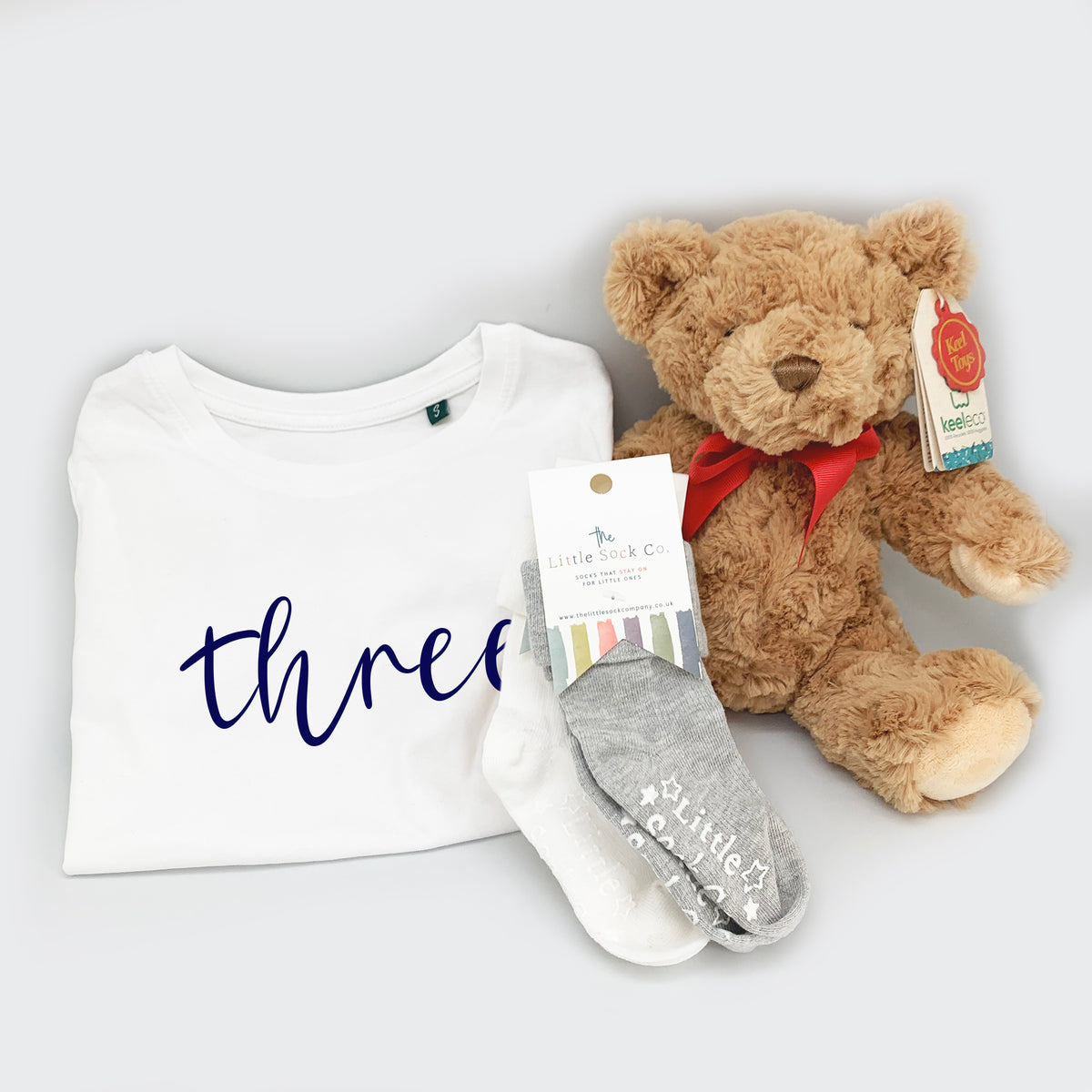 Milestone Gift Set - The Perfect Birthday Gift Set with T-shirt - THREE year old