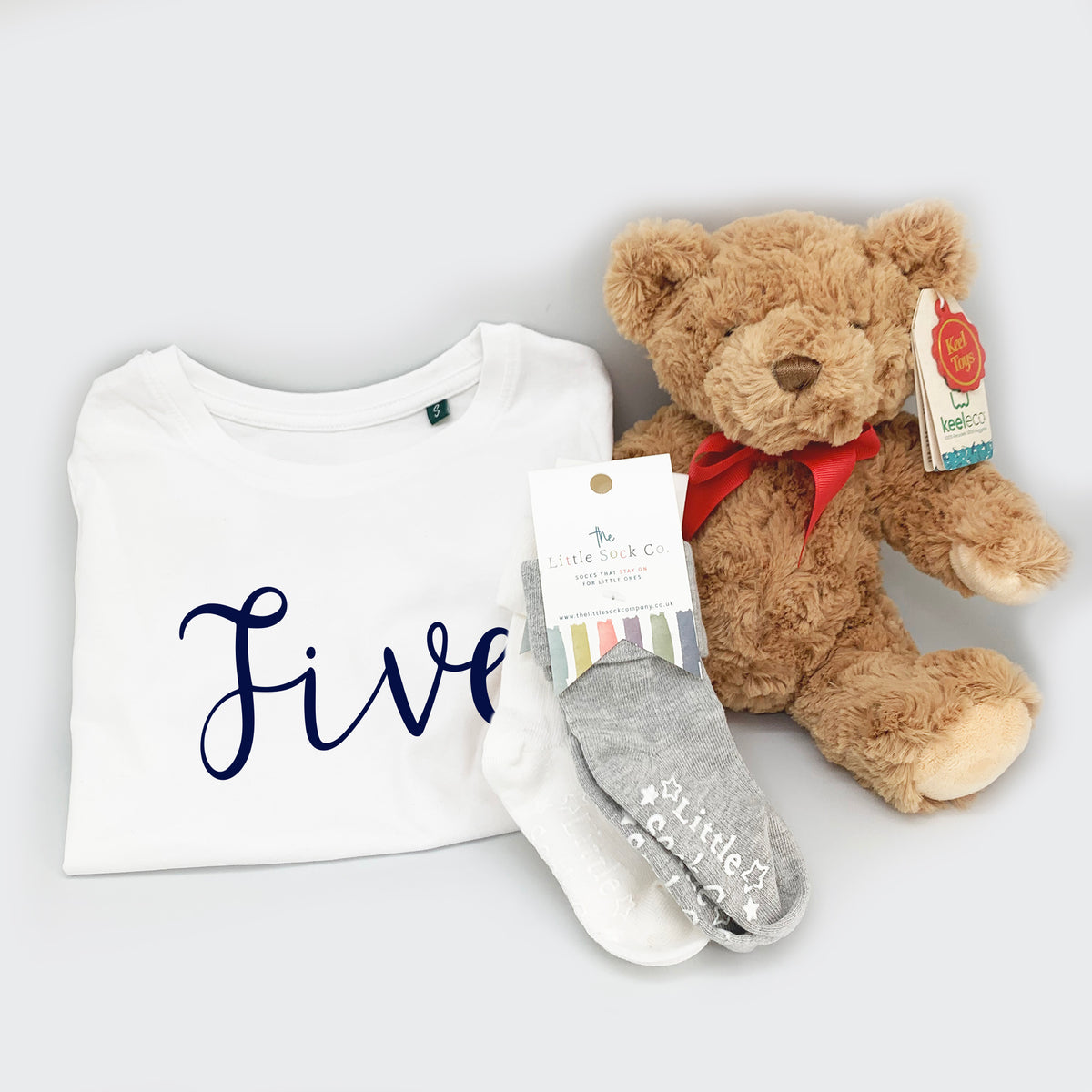 Milestone Gift Set - The Perfect Birthday Gift Set with T-shirt - FIVE year old