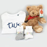 Milestone Gift Set - The Perfect Birthday Gift Set with T-shirt - TWO year old