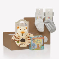Tigger Rattle and Book Newborn and Baby Gift Set