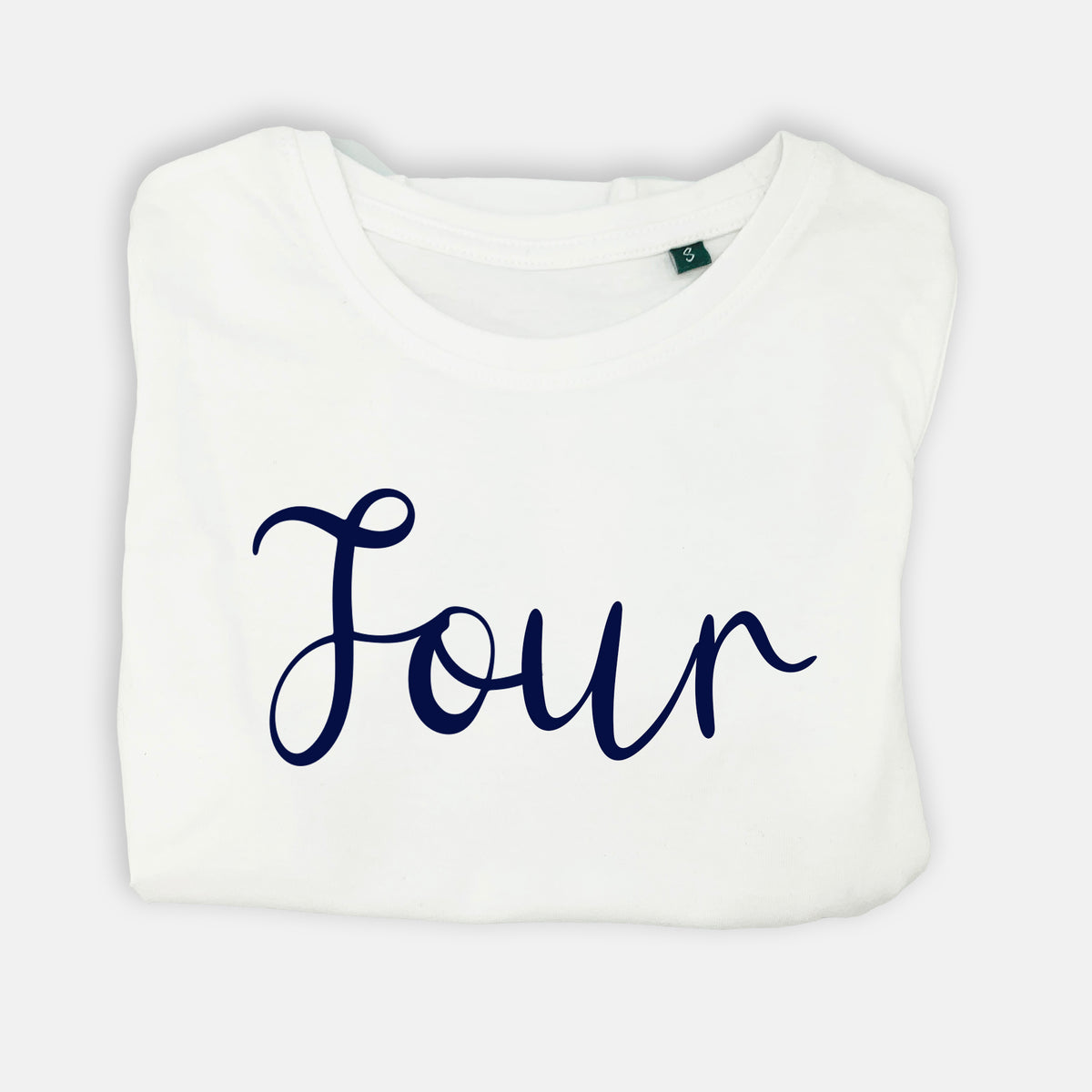 Milestone FOUR T-shirt - The Perfect Birthday outfit for a FOUR year old
