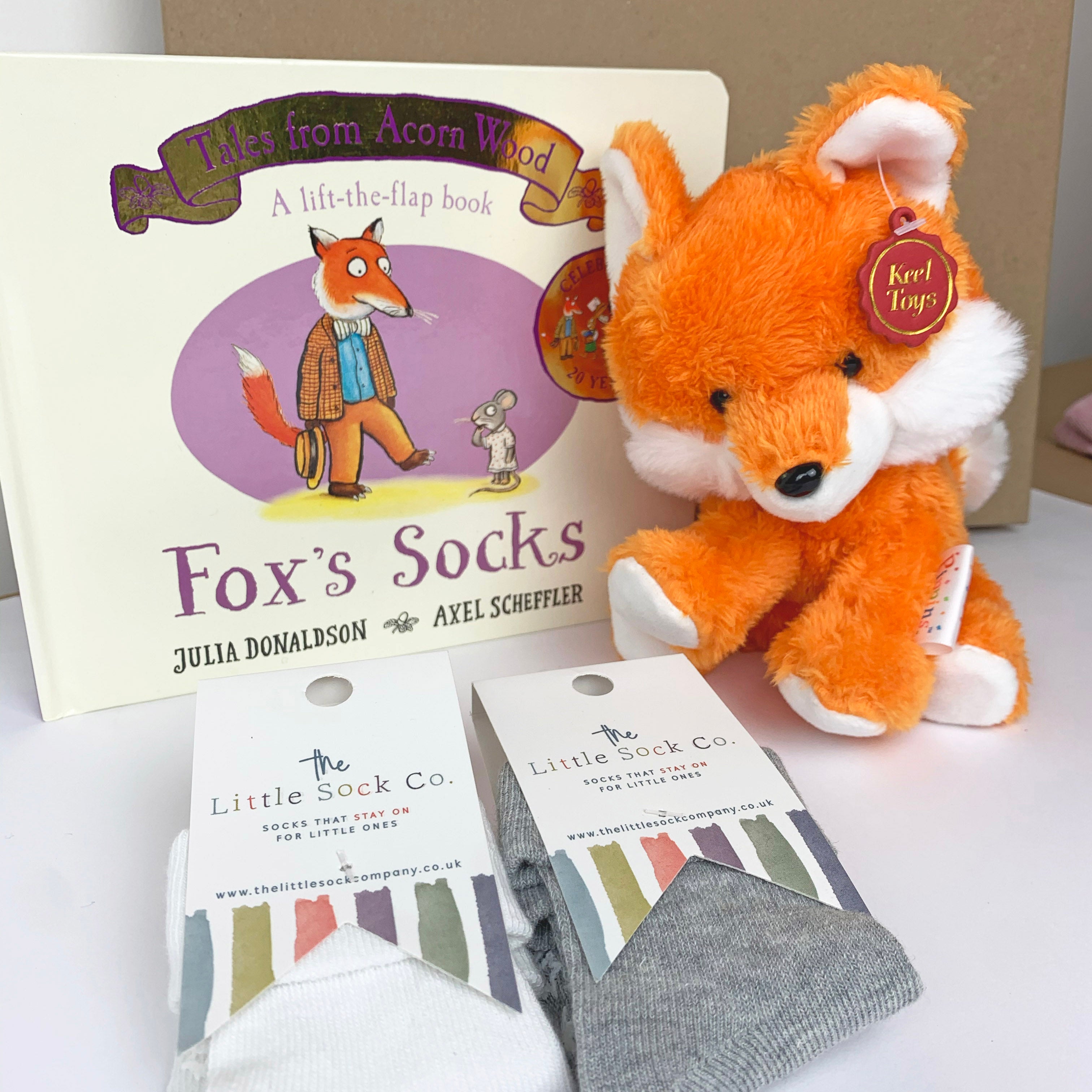 Classic Fox's Socks Book and Cuddly Toy Baby and Toddler Gift Set – The  Little Sock Company