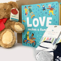Love Makes a Family Luxury Gift Set for Babies and Toddlers