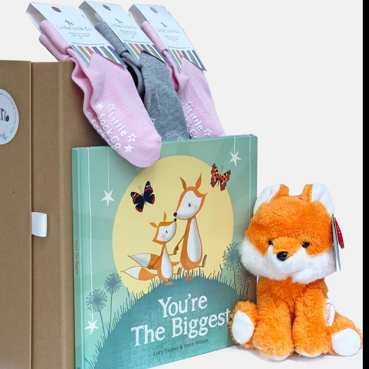 Welcome to the World + Sibling - Luxury Gift Set Combo - Something for a Newborn & their older Brother or Sister