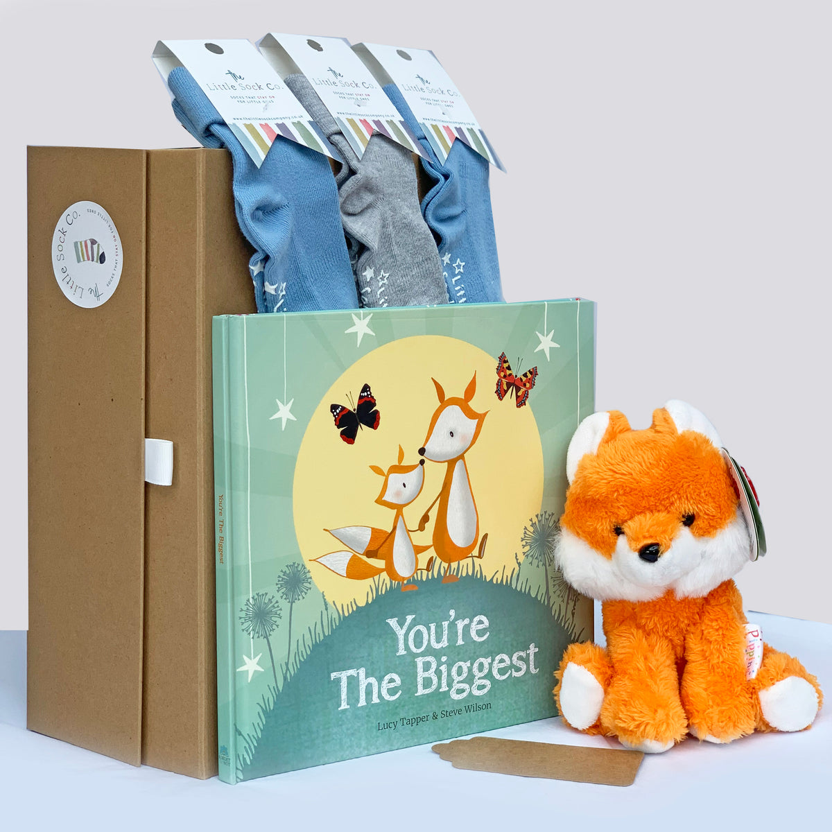 Older Sibling Fox Gift Set - You're The Biggest