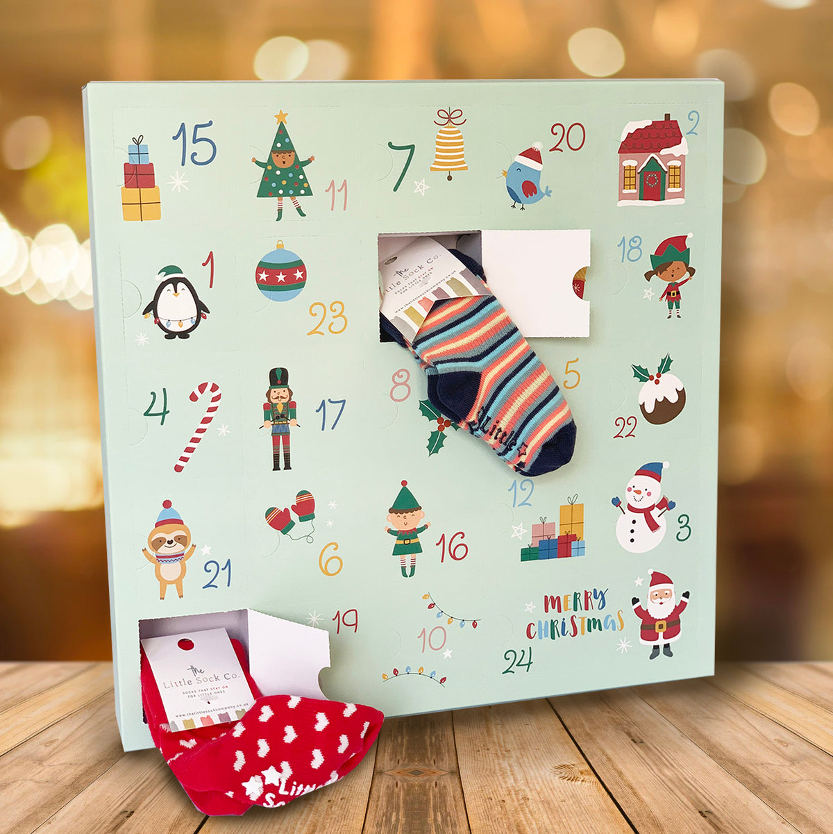 Baby & Toddler Sock Advent Calendar - 24 days of Christmas