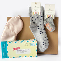 Mum & Baby Letterbox Gift Set - New Mum & Baby Matching Socks Gift