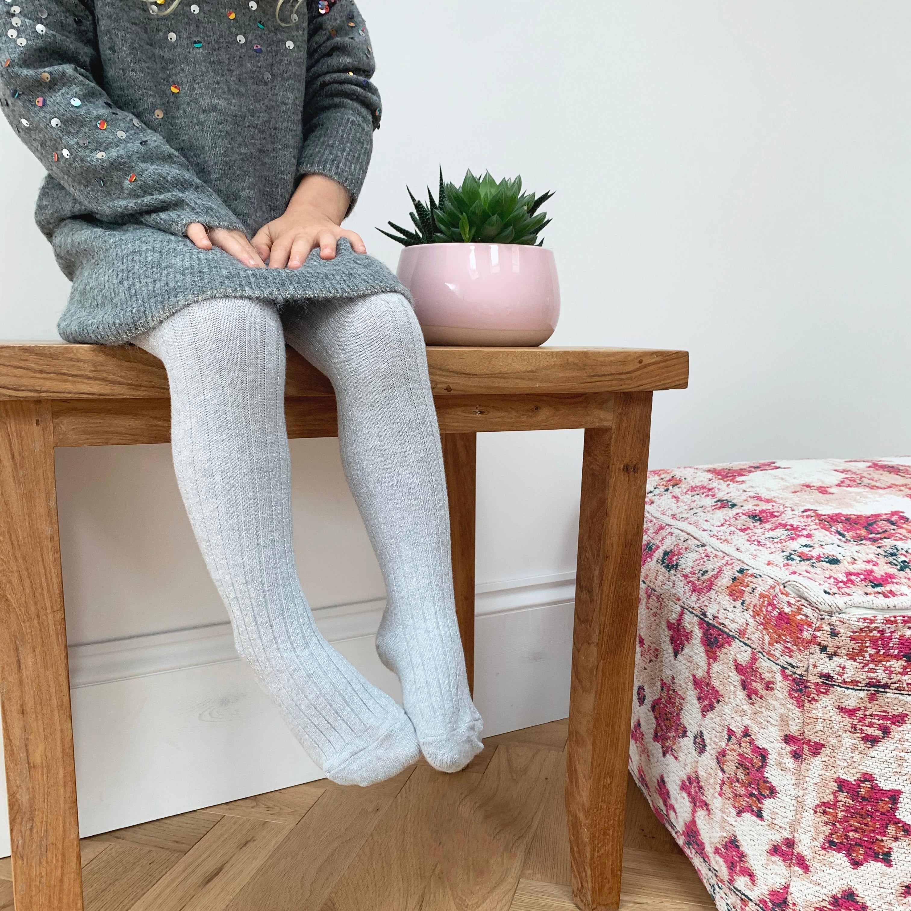 Baby sparkly clearance tights