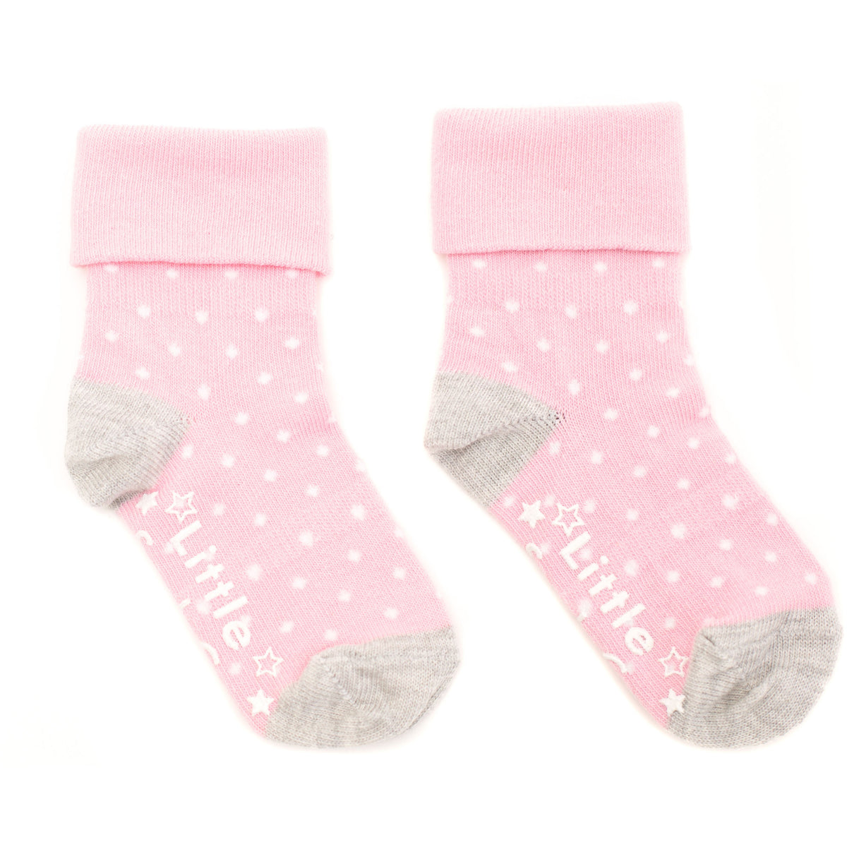 Non-Slip Stay on Baby and Toddler Socks - Candy Pink