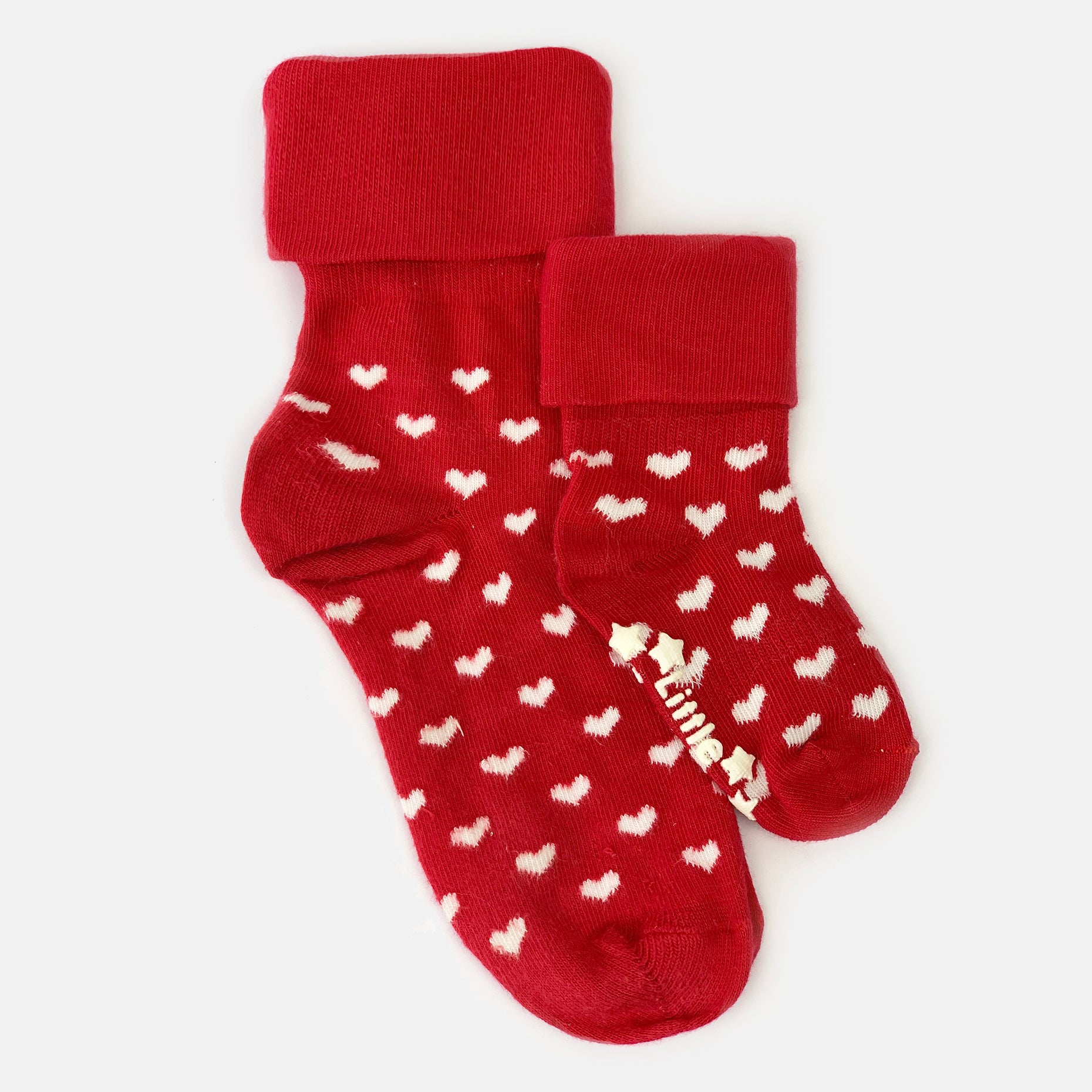 Red baby best sale socks