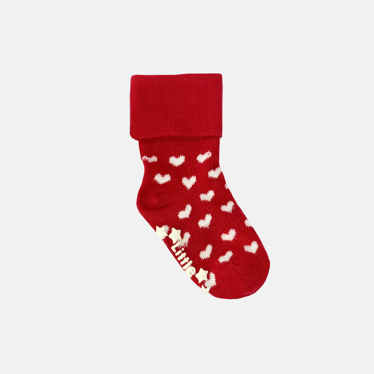 Child's Mini Me Matching Socks in Red Hearts