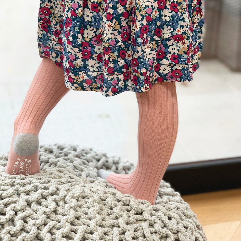 Non-Slip Baby and Toddler Tights | Shell Pink