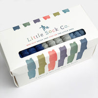 Gift Boxed Newborn Baby Stay on Cotton Ribbies in Baby Blue