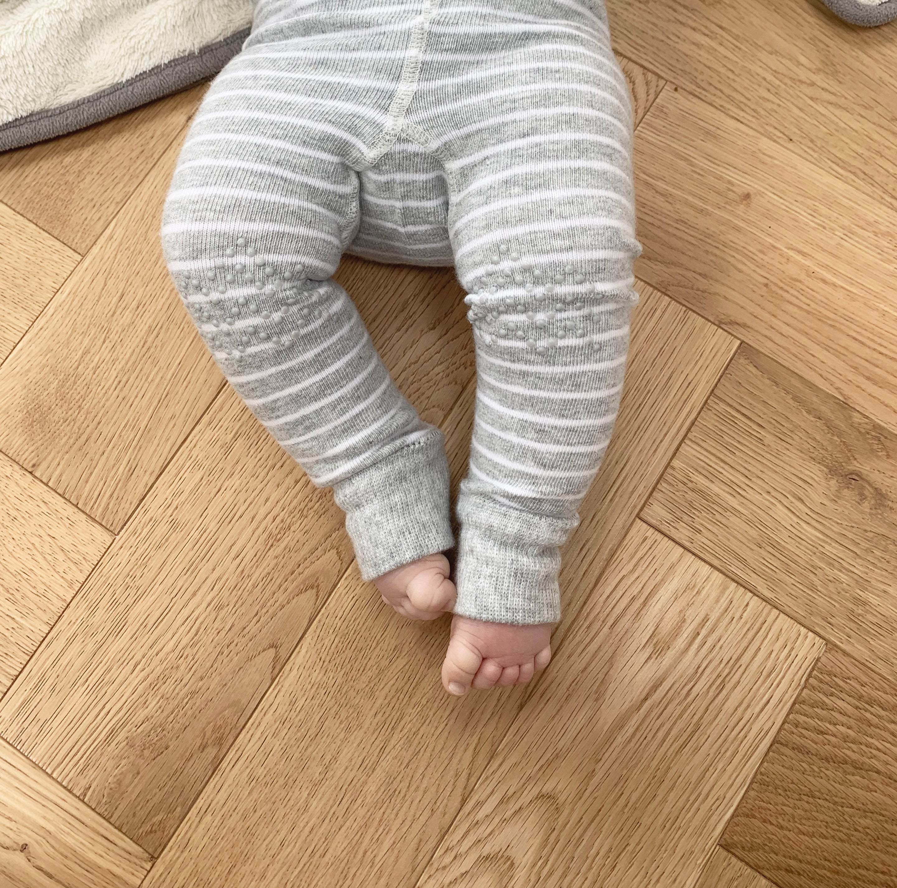 MAKIE Cashmere Pants Gema - Ivory - Fine Knit Cashmere Baby Pants