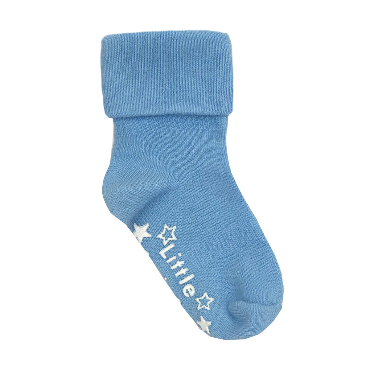Non-Slip Stay on Baby and Toddler Socks - Ocean Blue