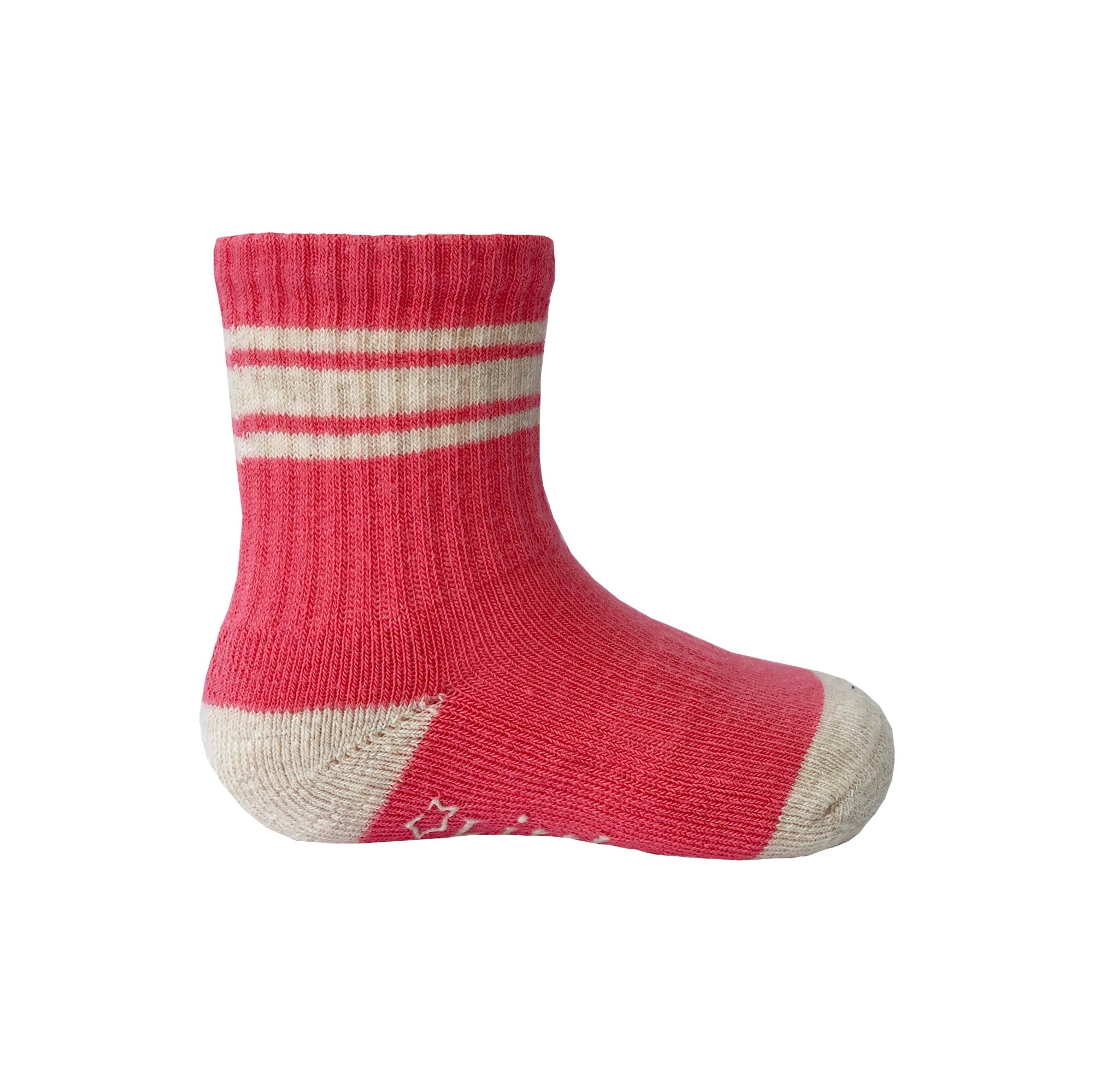 Sporty Non Slip Stay on Organic Baby and Toddler Quarter Crew Socks 3 The Little Sock Company